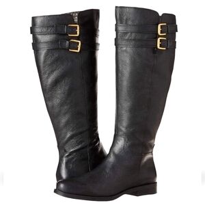 NEW franco sarto BOOTS christoff equestrian LEATHER knee high BRAND NEW